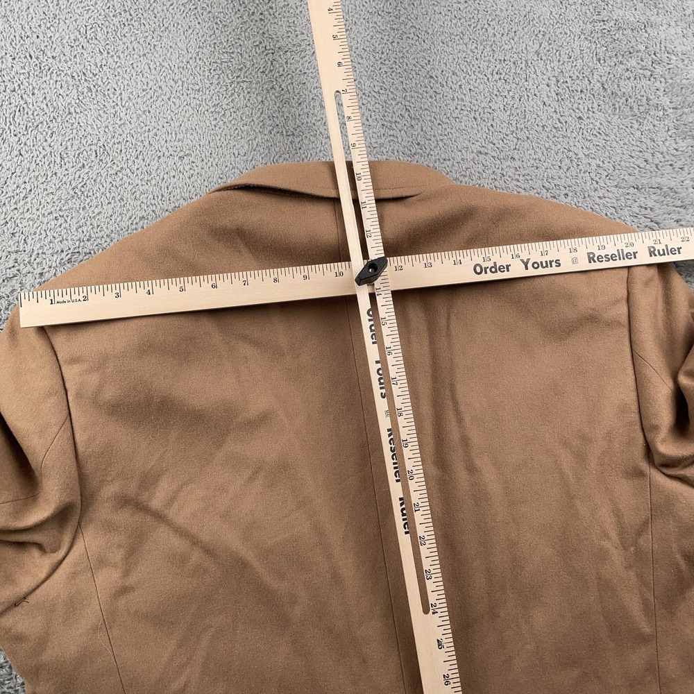 Pendleton Blazer Mens 44 Long Camel Brown Wool Sport Coat Jacket Gold Buttons - Picture 10 of 13